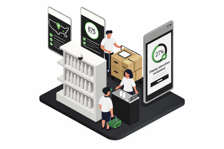 Survey reps in-store with app