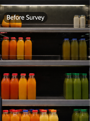 shelf image before survey