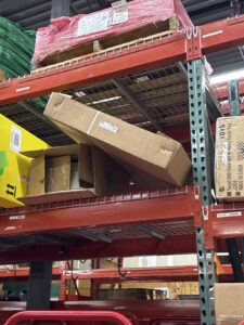 Survey partnered with Bubble at Target. Back stock example (stored inventory). 