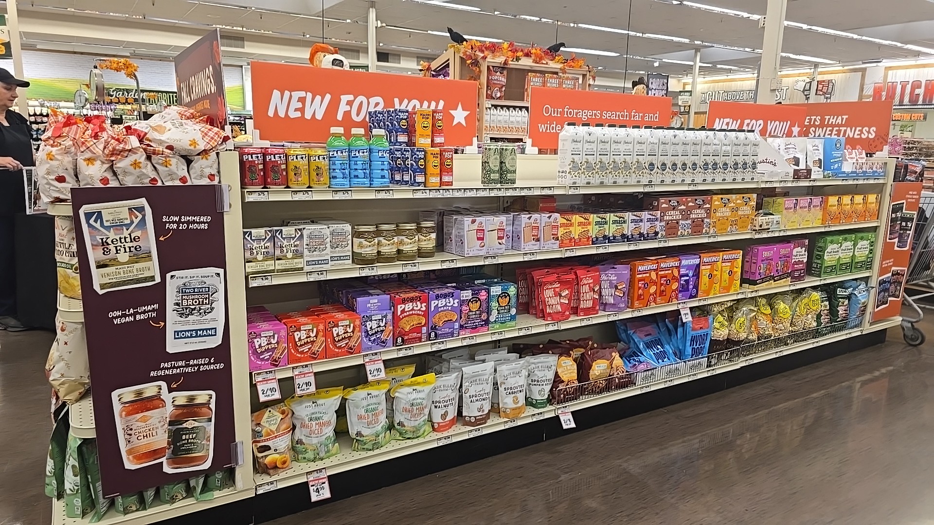Survey partnered with BjornQorn at Sprouts. Modular example showing a defined shelf section.