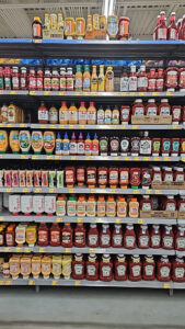 Survey partnered with Chosen Foods at Walmart. Reset merchandising support. 