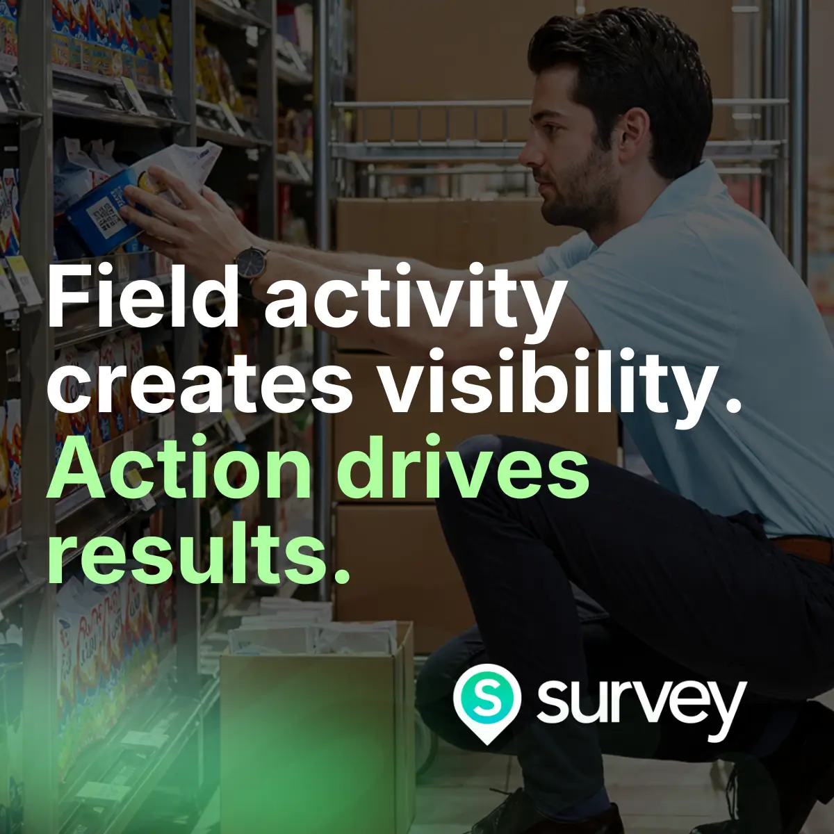 Fiel activity creates visibility, action drives results